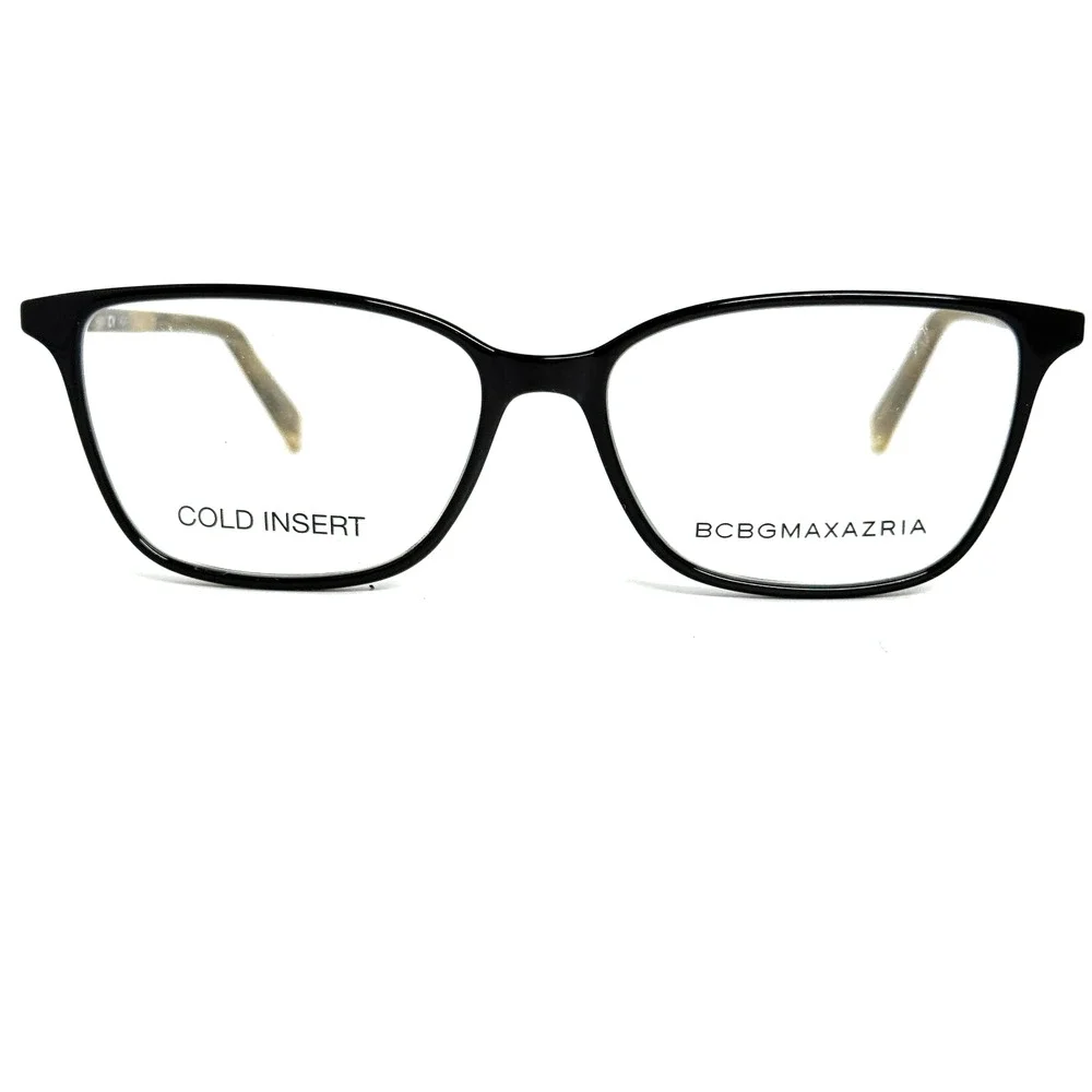 BCBGMAXAZRIA AGATHA Black Eyeglasses‎ Frame 53-15-140mm H17796
